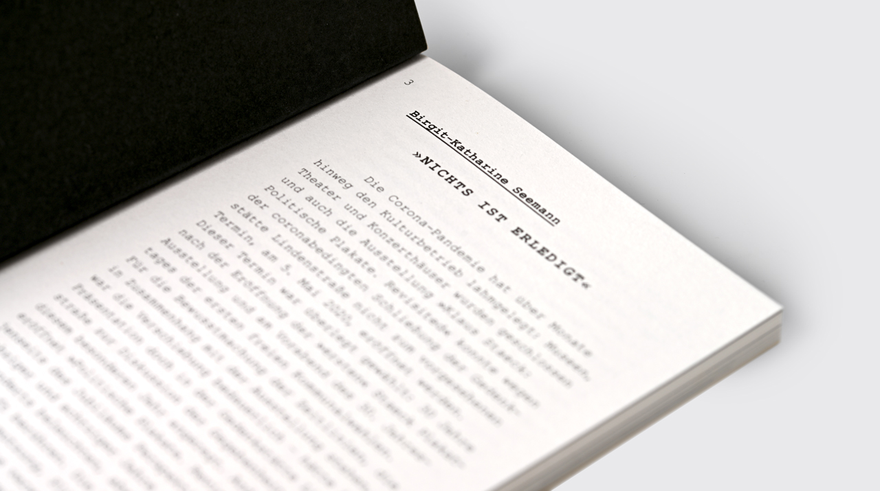  Johanna Unterberg,  Ausstellungspublikation Klaus Staeck