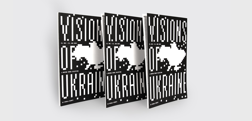 Johanna Unterberg, Design Faltplakat, Visions of Ukraine, Museum Folkwang