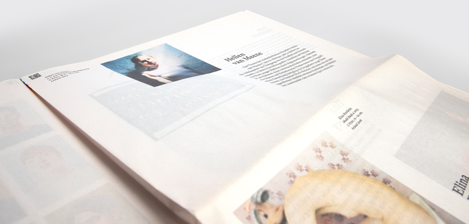 Johanna Unterberg, Gestaltung Zeitung, 20 Jahre Förderer der Fotografischen Sammlung, Museum Folkwang