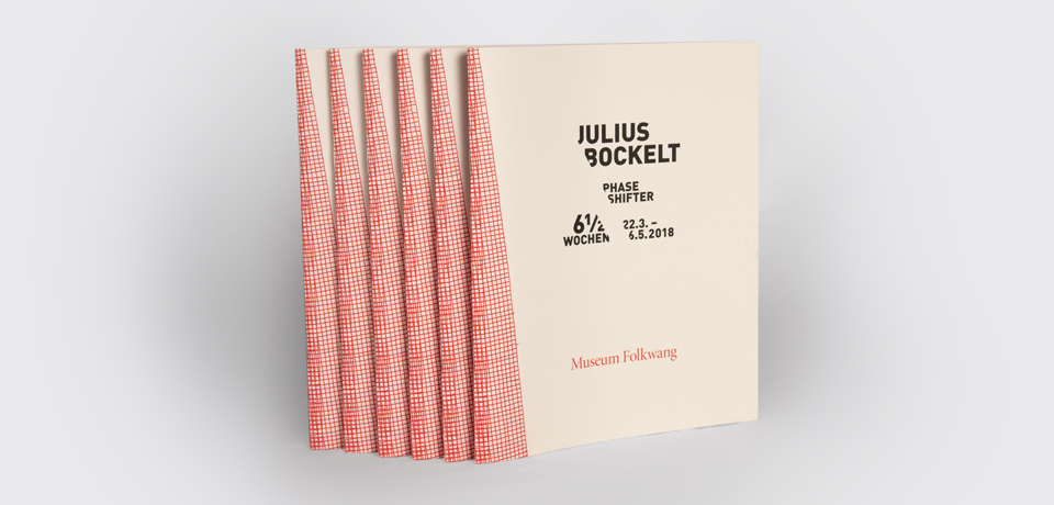 Johanna Unterberg, Julius Bockelt Ausstellungspublikation Gestaltung