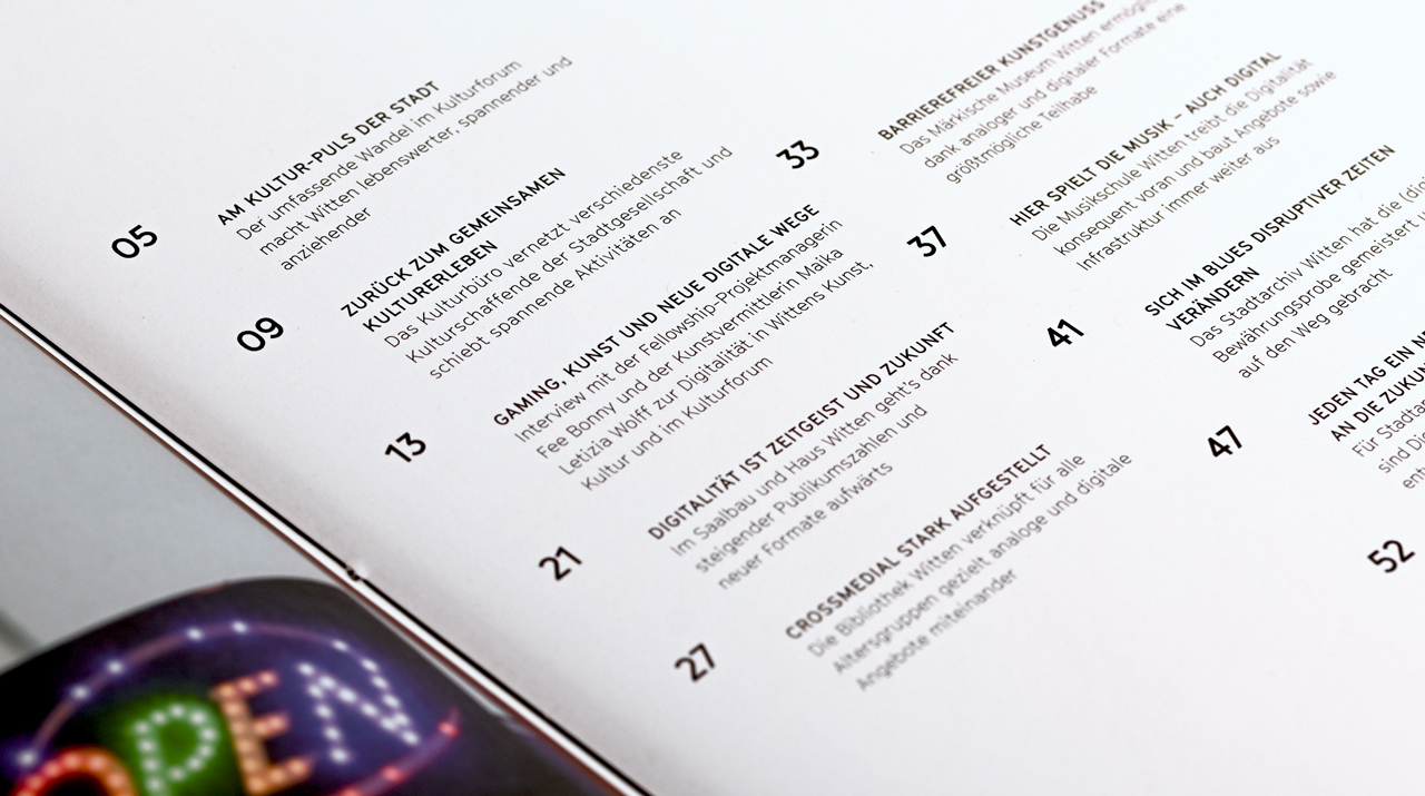 Gestaltung Innenseiten