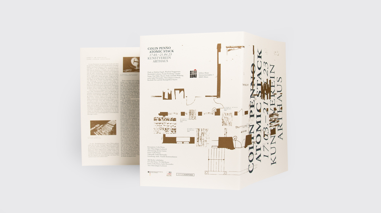 Johanna Unterberg, Gestaltung Leporello