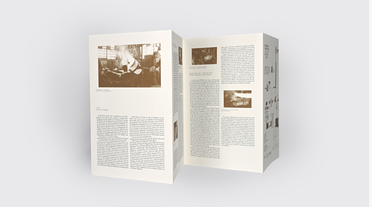 Johanna Unterberg, Gestaltung Leporello